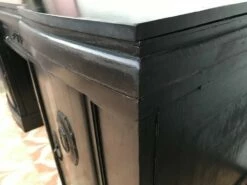 Art Nouveau Black Oak Desk, 1920s 36 Art Nouveau Black Oak Desk, 1920s -PAMONO Sales art nouveau black oak desk 1920s 15