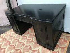 Art Nouveau Black Oak Desk, 1920s 25 Art Nouveau Black Oak Desk, 1920s -PAMONO Sales art nouveau black oak desk 1920s 4