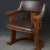 Arts And Crafts Oak Desk Chair -PAMONO Sales arts and crafts oak desk chair 1