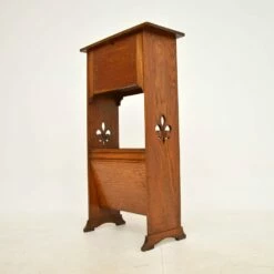 Arts & Crafts Oak Writing Bureau, 1880s 15 Arts & Crafts Oak Writing Bureau, 1880s -PAMONO Sales arts crafts oak writing bureau 1880s 4