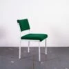 Bauhaus Green And White Office Chair, 1950s