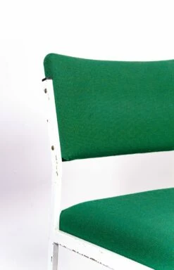 Bauhaus Green And White Office Chair, 1950s -PAMONO Sales bauhaus green and white office chair 1950s 11
