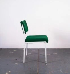 Bauhaus Green And White Office Chair, 1950s -PAMONO Sales bauhaus green and white office chair 1950s 3