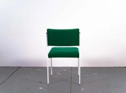Bauhaus Green And White Office Chair, 1950s -PAMONO Sales bauhaus green and white office chair 1950s 5