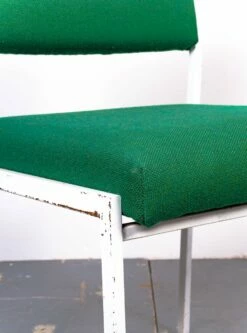 Bauhaus Green And White Office Chair, 1950s -PAMONO Sales bauhaus green and white office chair 1950s 7