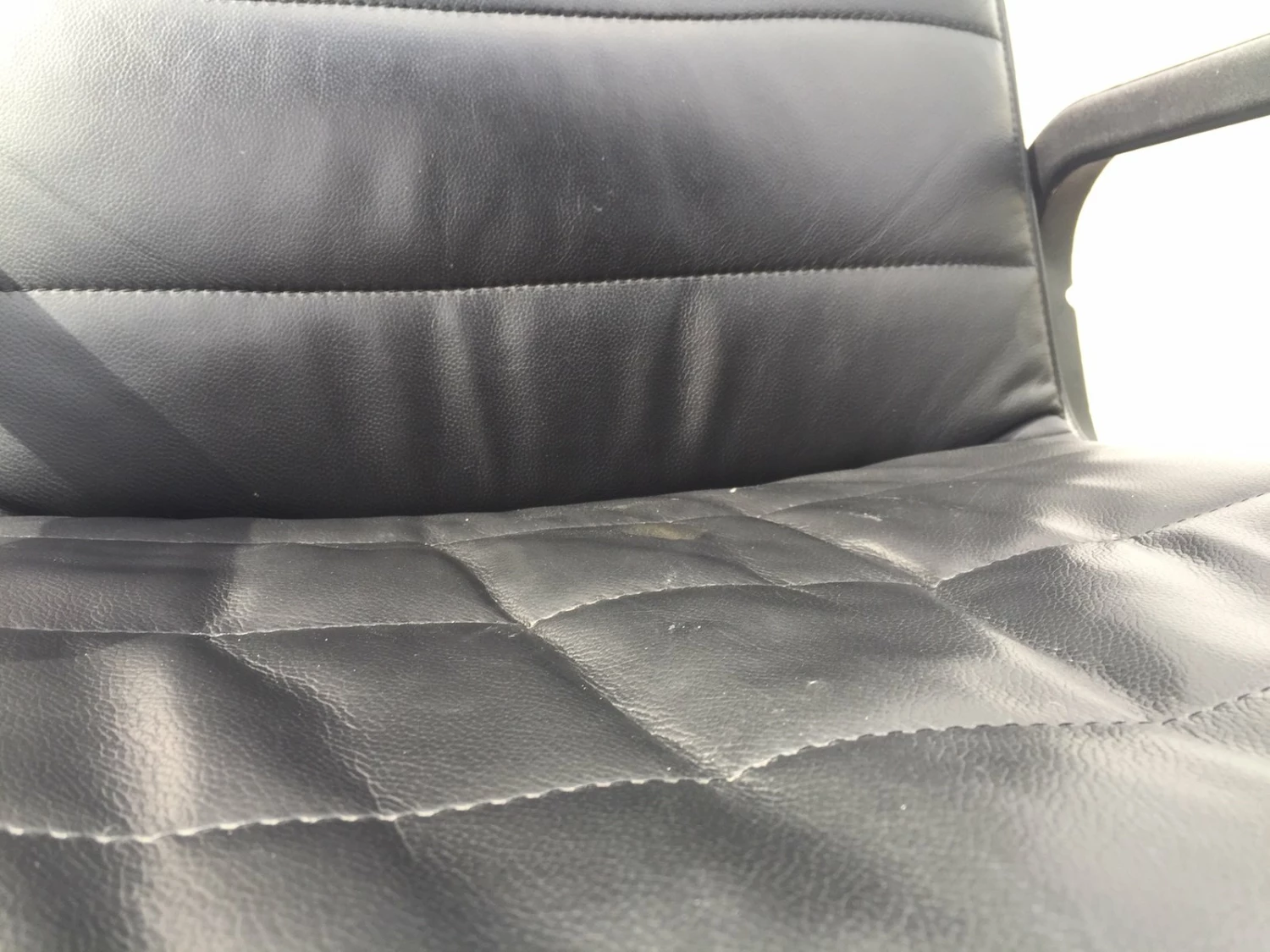 Black Leather Chair By Richard Sapper For Knoll, 1980s 10 Black Leather Chair By Richard Sapper For Knoll, 1980s - Image 8