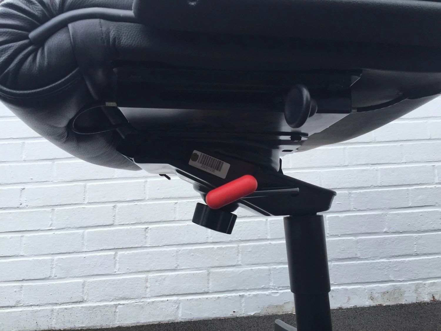 Black Leather Chair By Richard Sapper For Knoll, 1980s 11 Black Leather Chair By Richard Sapper For Knoll, 1980s - Image 9