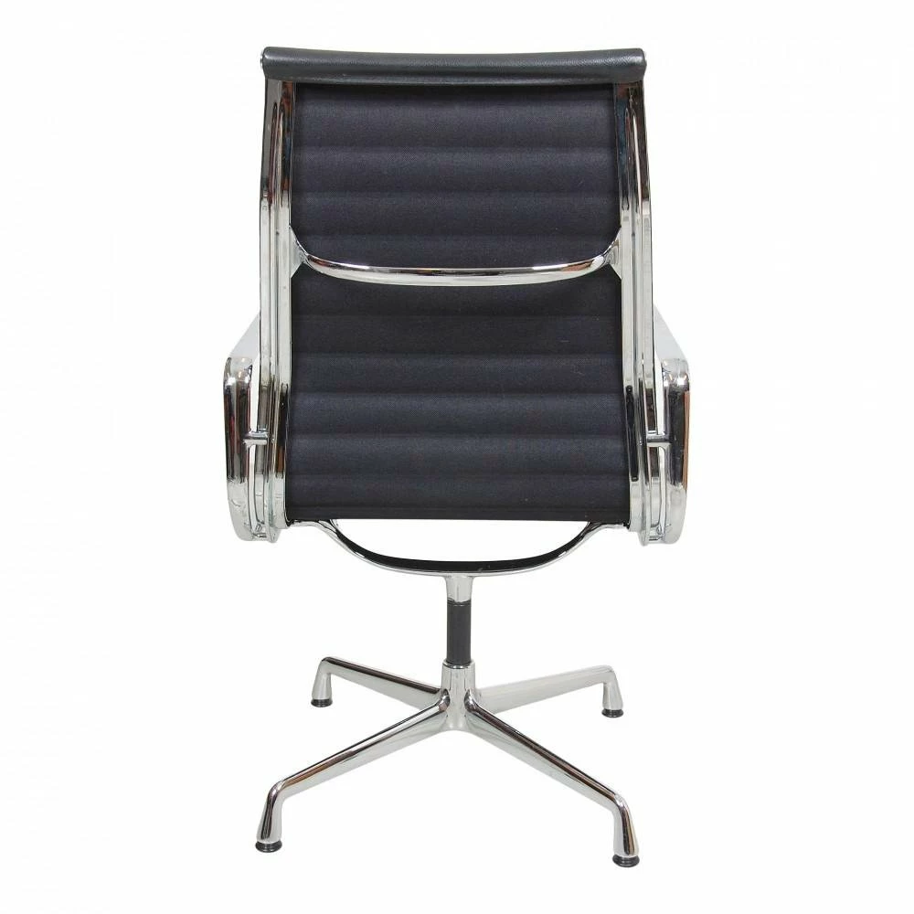 Black Leather EA-109 Chair By Charles Eames For Vitra, 2000s 5 Black Leather EA-109 Chair By Charles Eames For Vitra, 2000s - Image 3