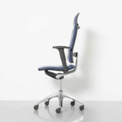 Blue Leather Open Up Executive Chair From Sedus -PAMONO Sales blue leather open up executive chair from sedus 4