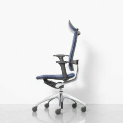 Blue Leather Open Up Executive Chair From Sedus -PAMONO Sales blue leather open up executive chair from sedus 5