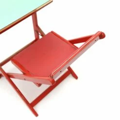 Childrens Desk With Folding Chair, 1950s -PAMONO Sales childrens desk with folding chair 1950s 10