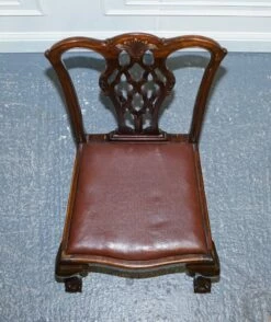 Chippendale Style Claw & Ball Side Dining Desk Chairs In Leather, Set Of 2 28 Chippendale Style Claw & Ball Side Dining Desk Chairs In Leather, Set Of 2 -PAMONO Sales chippendale style claw ball side dining desk chairs in leather set of 2 9