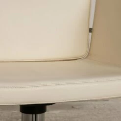 Cream Leather Swivel Chair From Wk Wohnen, Set Of 8 -PAMONO Sales cream leather swivel chair from wk wohnen set of 8 3