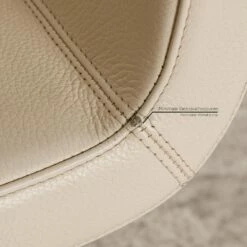 Cream Leather Swivel Chair From Wk Wohnen, Set Of 8 -PAMONO Sales cream leather swivel chair from wk wohnen set of 8 4