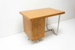 Czechoslovakian Bauhaus Tubular Ladies Desk, 1930s -PAMONO Sales czechoslovakian bauhaus tubular ladies desk 1930s 4