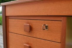 Danish Modern Teak Desk From Domino Mobler Denmark, 1960 -PAMONO Sales danish modern teak desk from domino mobler denmark 1960 14