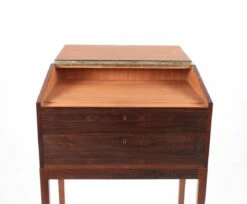 Danish Rosewood Desk By Langkilde, 1950s -PAMONO Sales danish rosewood desk by langkilde 1950s 3