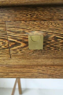 Danish Standing Desk And Stool, 1960s, Set Of 2 -PAMONO Sales danish standing desk and stool 1960s set of 2 5