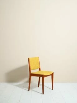 Danish Teak Chair With Upholstery, 1950s