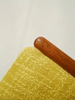 Danish Teak Chair With Upholstery, 1950s -PAMONO Sales danish teak chair with upholstery 1950s 7