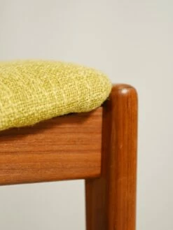 Danish Teak Chair With Upholstery, 1950s -PAMONO Sales danish teak chair with upholstery 1950s 9