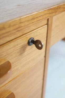 Danish Teak Desk, 1960s -PAMONO Sales danish teak desk 1960s 4