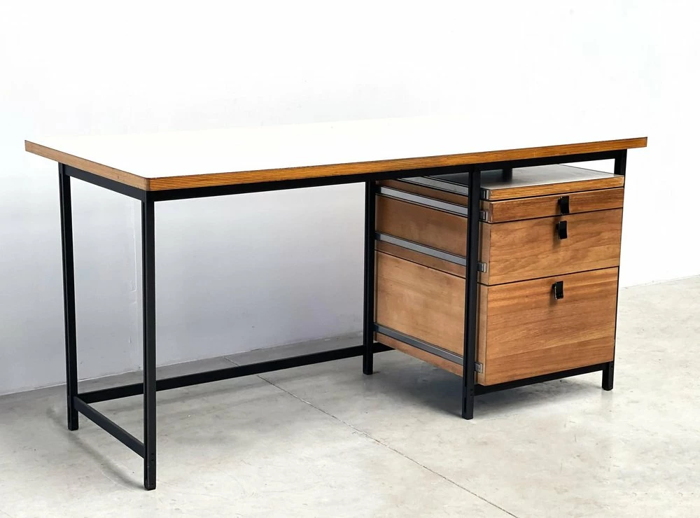 Desk By Jules Wabbes For Mobilier Universel, 1960s 4 Desk By Jules Wabbes For Mobilier Universel, 1960s - Image 2