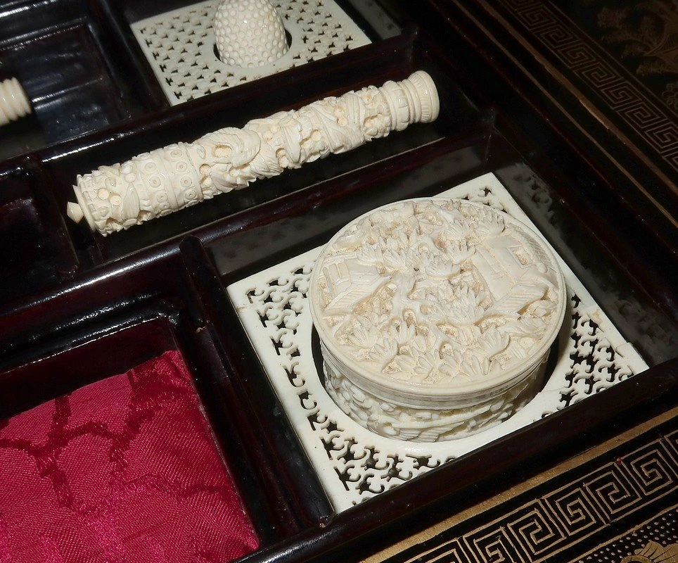 Desk In Blackened Wood, Napoleon III Period, Mid 19th Century 12 Desk In Blackened Wood, Napoleon III Period, Mid 19th Century - Image 10