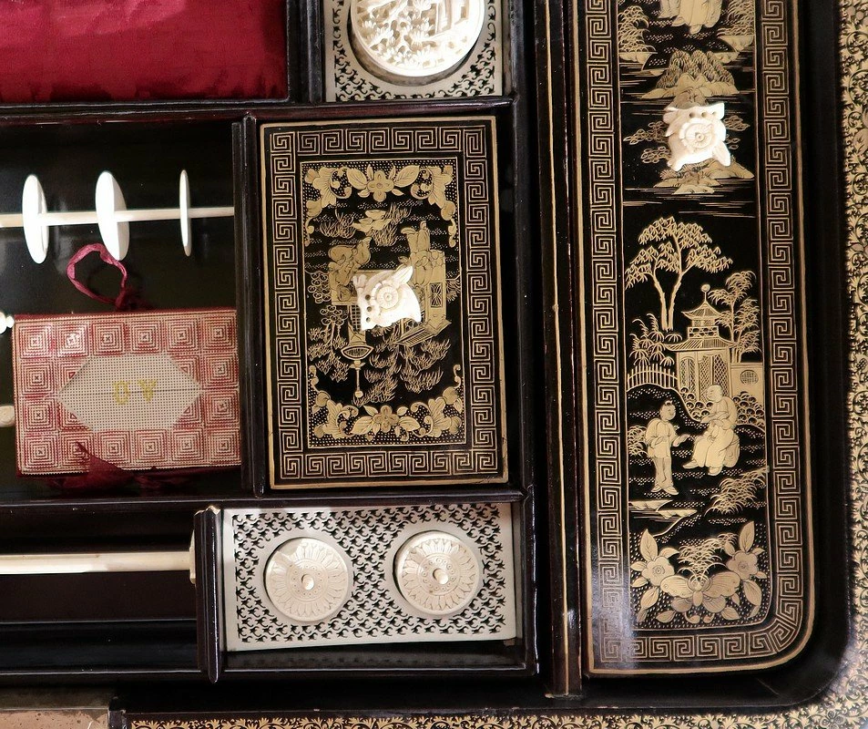 Desk In Blackened Wood, Napoleon III Period, Mid 19th Century 13 Desk In Blackened Wood, Napoleon III Period, Mid 19th Century - Image 11