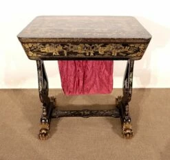 Desk In Blackened Wood, Napoleon III Period, Mid 19th Century 39 Desk In Blackened Wood, Napoleon III Period, Mid 19th Century -PAMONO Sales desk in blackened wood napoleon iii period mid 19th century 18