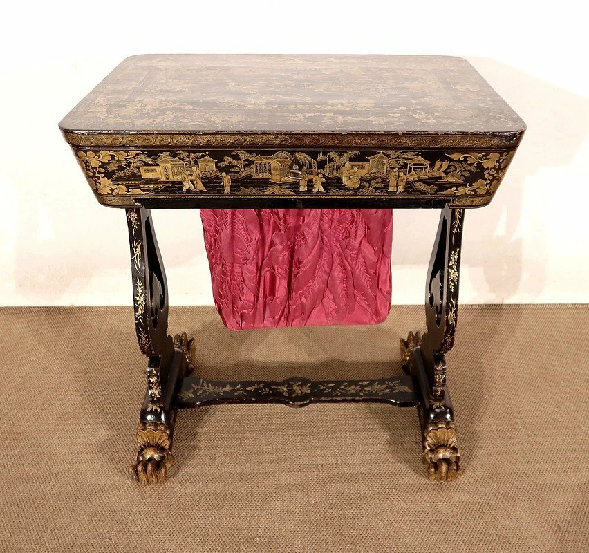 Desk In Blackened Wood, Napoleon III Period, Mid 19th Century 20 Desk In Blackened Wood, Napoleon III Period, Mid 19th Century - Image 18