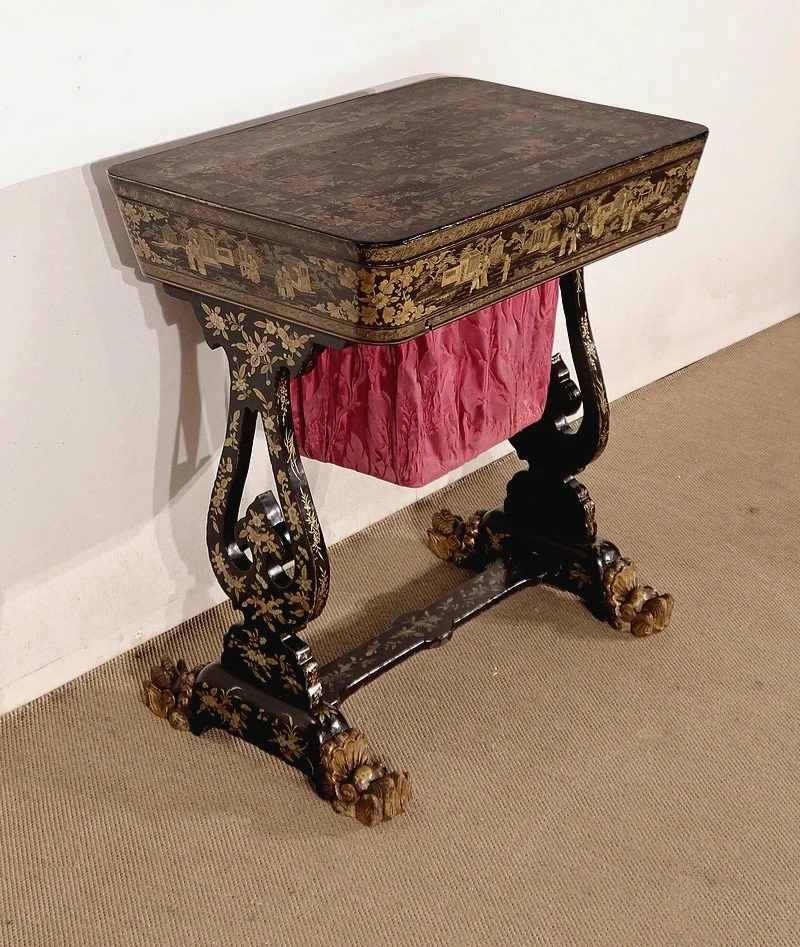 Desk In Blackened Wood, Napoleon III Period, Mid 19th Century 5 Desk In Blackened Wood, Napoleon III Period, Mid 19th Century - Image 3