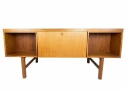 Desk In Teak, 1960s -PAMONO Sales desk in teak 1960s 3