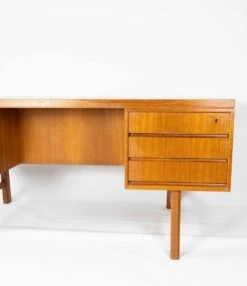Desk In Teak, 1960s -PAMONO Sales desk in teak 1960s 4