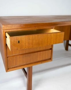 Desk In Teak, 1960s -PAMONO Sales desk in teak 1960s 6