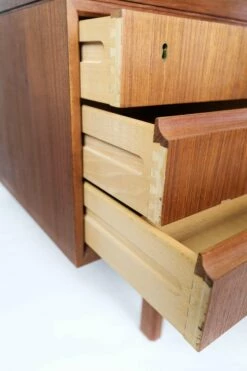 Desk In Teak By Omann Junior, 1960s -PAMONO Sales desk in teak by omann junior 1960s 11