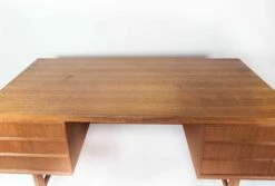 Desk In Teak By Omann Junior, 1960s -PAMONO Sales desk in teak by omann junior 1960s 2