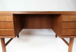 Desk In Teak By Omann Junior, 1960s -PAMONO Sales desk in teak by omann junior 1960s 5