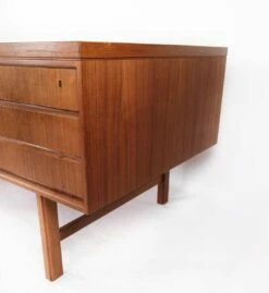 Desk In Teak By Omann Junior, 1960s -PAMONO Sales desk in teak by omann junior 1960s 7