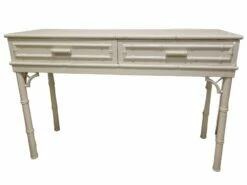 Desk With Two Wooden Drawers And Edges, 1980s -PAMONO Sales desk with two wooden drawers and edges 1980s 3