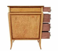 Early 20th Century Satinwood Sheraton Revival Desk, 1890s -PAMONO Sales early 20th century satinwood sheraton revival desk 1890s 5