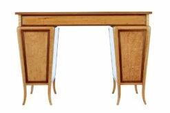 Early 20th Century Satinwood Sheraton Revival Desk, 1890s -PAMONO Sales early 20th century satinwood sheraton revival desk 1890s 6