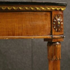 Empire Italian Half-Moon Writing Desk, 1950s 24 Empire Italian Half-Moon Writing Desk, 1950s -PAMONO Sales empire italian half moon writing desk 1950s 11