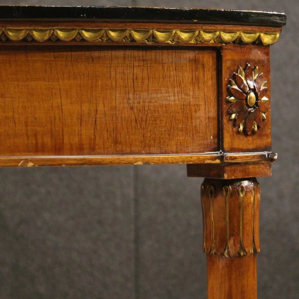 Empire Italian Half-Moon Writing Desk, 1950s 13 Empire Italian Half-Moon Writing Desk, 1950s - Image 11