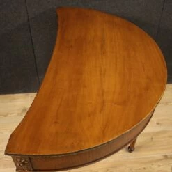 Empire Italian Half-Moon Writing Desk, 1950s 17 Empire Italian Half-Moon Writing Desk, 1950s -PAMONO Sales empire italian half moon writing desk 1950s 4