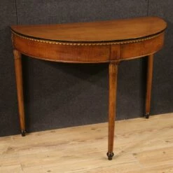 Empire Italian Half-Moon Writing Desk, 1950s 18 Empire Italian Half-Moon Writing Desk, 1950s -PAMONO Sales empire italian half moon writing desk 1950s 5