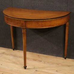 Empire Italian Half-Moon Writing Desk, 1950s 19 Empire Italian Half-Moon Writing Desk, 1950s -PAMONO Sales empire italian half moon writing desk 1950s 6