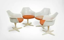 Fibreglass Swivel Armchairs By Maurice Burke For Arkana, Set Of 4 16 Fibreglass Swivel Armchairs By Maurice Burke For Arkana, Set Of 4 -PAMONO Sales fibreglass swivel armchairs by maurice burke for arkana set of 4 5
