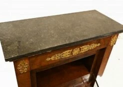 French Empire Mahogany Desk With Drawers, 1880s -PAMONO Sales french empire mahogany desk with drawers 1880s 13
