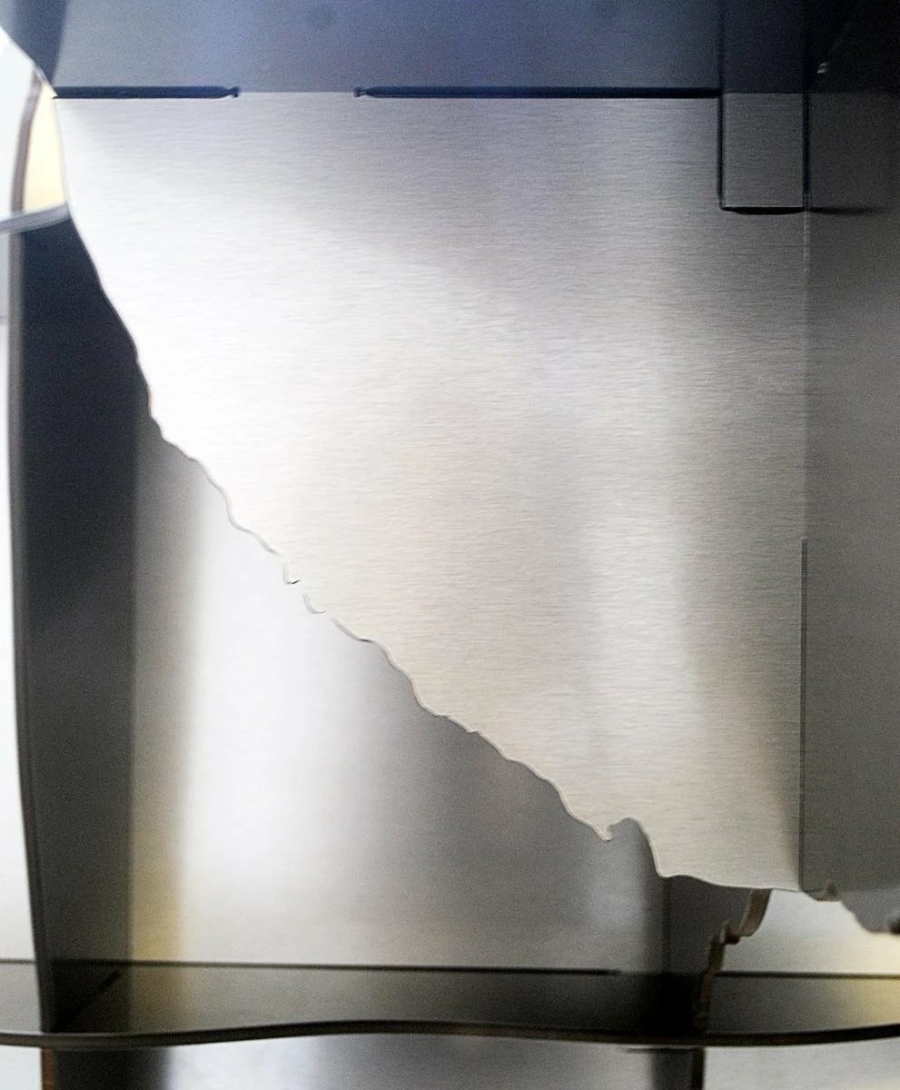 French Laminate & Steel Bookshelf Iron Joe Grey From Ibride, 2009 5 French Laminate & Steel Bookshelf Iron Joe Grey From Ibride, 2009 - Image 3